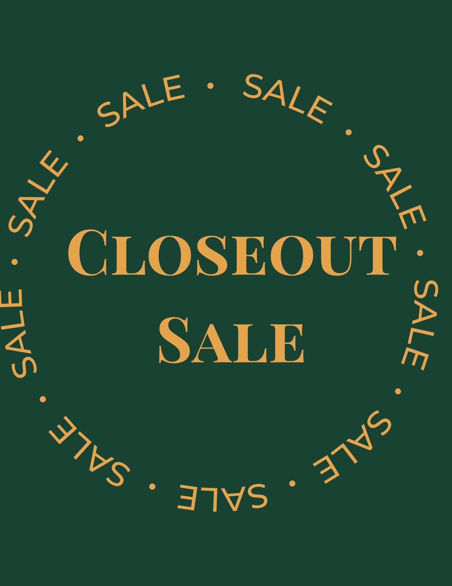 Closeout Sale Collections